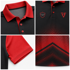 Custom Sports <b>Polo</b> Shirt Men Sublimated Team Jersey Private Label Performance Sportswear Promotional Sports Jersey OEM Clothing - Product Image 3