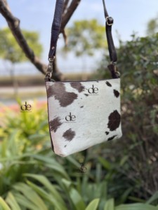 Bolso Bandolera de Piel de Vaca con Pelo, Bolso de Mano Elegante, Piel con Pelo, Hermoso Diseño Bohemio, Bolso Multiusos - Product Image 2