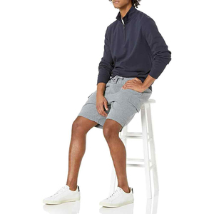 Pantalones Cortos Holgados de Algodón Hechos a Medida para Hombre, Casuales, Personalizables, de Colores Sólidos, al por Mayor - Product Image 5