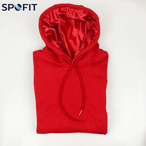 Sweat à capuche de luxe en soie de haute qualité, 100 % coton, avec logo personnalisé, en molleton épais, doublure intérieure en satin, pour hommes - Product Image 1