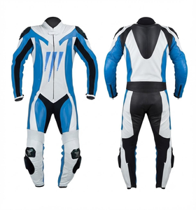 Unisex Zonda Elite MotoCP Racing Suit Jumpsuit/Traje Premium Leather Cowhide/Kangaroo with Flexible Stretch Panels - Product Image 1