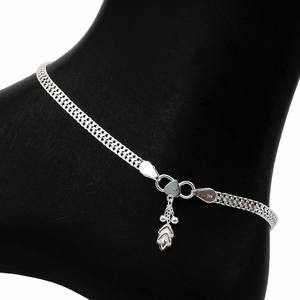 Nouveauté 2025 – Bracelet de cheville élégant en argent sterling 925 fait main avec pendentif feuille – Idéal pour femmes et jeunes filles - Product Image 2