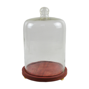 Marble Base Cake Stand With Glass Dome and Metal Knob Essential Cake Tools Kitchenware <b>Molds</b> Birthday Wedding Parties Engagement - Product Image 2