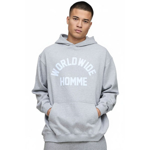 Sudadera con Capucha Personalizada de Manga Larga para Hombre, Diseño Estampado, Tejido Grueso de 350 g/m², Corte Cuadrado, Sudadera de Forro Polar - Product Image 1