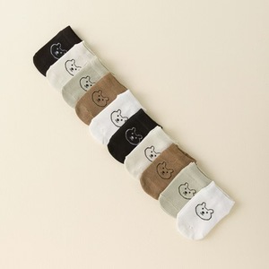 OEM 2026 High-Quality Custom Trending New Arrivals: Classic and <b>Cute</b> <b>Bear</b>-Printed Children's Socks for All Seasons - Product Image 4
