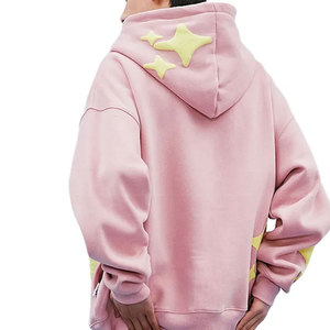Sudadera con Capucha Casual de Invierno para Hombre, 100% Algodón, con Logotipo Frontal, Tejido de 350g, Estampado Puff - Product Image 4