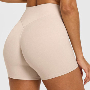 Shorts Deportivos Premium para Mujer, OEM ODM, Cintura Alta, Compresión Suave, Transpirables, Elásticos, Ecológicos, Bordados, para Gimnasio, Yoga, Running - Product Image 4