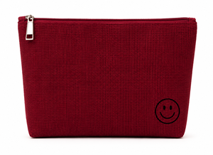 Petite trousse de toilette en jute marron AMANI avec fermeture éclair, légère et suspendable, portable, écologique, pour le rangement du maquillage - Product Image 3