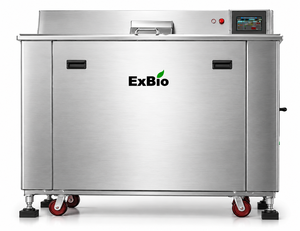 Exbio 200kg/day Food Waste Digester <b>Machine</b> Motor Bearing Stainless 304 Odorless 24hr Disposing Real-time Weight Measuring Model - Product Image 3