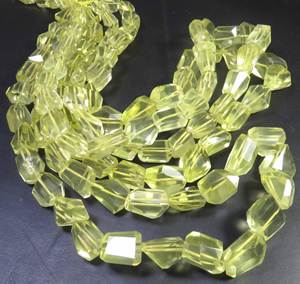 Cuentas de Cuarzo Amarillo Natural, Tira de 8 Pulgadas, Facetadas, Sueltas, de 9-16 mm, en Forma de Pepita, de Primera Calidad para la Fabricación de Joyas - Product Image 3