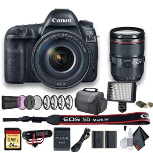 ชุดอุปกรณ์ครบชุดแบบดั้งเดิมกล้องมาร์คไอวีดีสแอลอาร์5D พร้อม24-105มม. 4L เลนส์1483C010โปร - Product Image 2