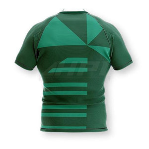 Camiseta de Rugby Ligera y Transpirable de Poliéster para Deportes de Equipo, Camiseta de Rugby Juvenil de Secado Rápido con Estampado para Partidos de Equipo - Product Image 2
