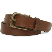 Ceinture habillée vintage en cuir véritable pour homme avec boucle en métal, ceinture décontractée formelle faite à la main pour unisexe