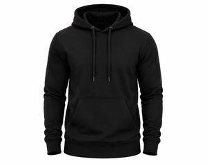 Sudadera con Capucha de Estilo Urbano para Hombre, Vintage, de Felpa Gruesa de Spandex/Algodón, con Bolsillo y Diseño de Hombros Caídos - Product Image 4