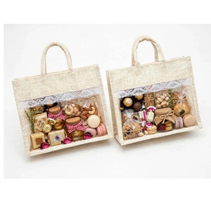 Good Quality Jute Shopping Bag With Strong Handles Durable Reusable Construction And Spacious Interior For Shopping - Product Image 1