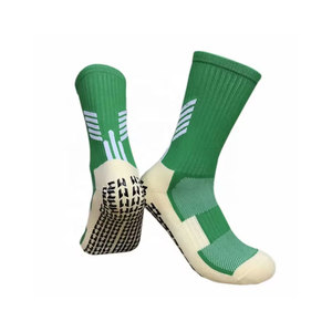 Soccer designer athletic crew cotton custom anti slip men sports grip football <b>socks</b> Hot sale products Polyester/Cotton Material - Product Image 1