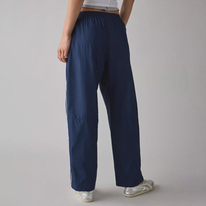 Windproof Casual Windbreaker <b>Pants</b> Custom Printed Sports <b>Track</b> Trousers Water Resistant Loose Fit Activewear Manufacturer - Product Image 2