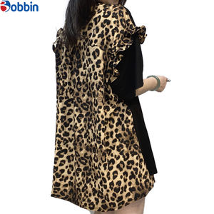 ชุดเซ็ตแฟชั่นฤดูร้อนสำหรับผู้หญิง ดีไซน์เก๋ ประดับเพชรลายเสือดาว กางเกงขาสั้นทรงหลวม ระบายอากาศได้ดี ชุดสองชิ้น - Product Image 5