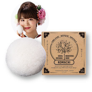 Esponja facial limpiadora de piel de konjac en polvo de alta calidad al por mayor de Japón - Product Image 1