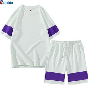 Conjunto de Verano para Hombre, Nuevo Conjunto de Moda, Camiseta con Estampado de Letras y Solapa, Estilo Casual, Holgado, de Manga Corta - Product Image 4