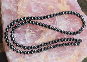 Cuentas de Diamante Moissanita Negra de 6 mm, Cuentas Facetadas Hechas a Mano - Product Image 5