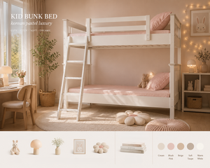 Modern Solid Wood New Zealand Pine Twin Stackable <b>Bunk</b> <b>Bed</b> with <b>Ladder</b> for Kids Bedroom Apartment - Product Image 5