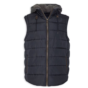 FLY HUMBLE SPORTSWEAR <b>Men's</b> Sleeveless Puffer <b>Jacket</b> Custom Color Breathable Autumn <b>Warm</b> Vests Stand Collar Zipper Closure Hot - Product Image 2