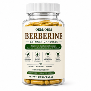 Capsules de Berbérine 100% Naturelle de Qualité Export, Complément Alimentaire à Base de Plantes de Qualité Alimentaire, Soutien Énergétique Naturel - Product Image 1