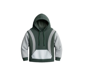 Sweat à capuche zippé personnalisé pour homme, en molleton épais 400 g/m², 100 % coton, respirant, écologique, de haute qualité, avec strass et effet délavé à l'acide - Product Image 4