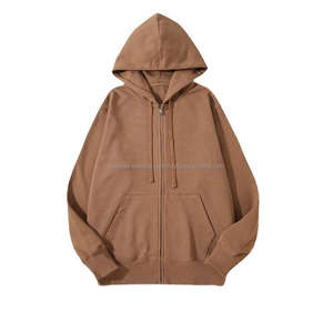 Ropa de calle de algodón pesado de calidad, ropa básica, sudadera mezclada de algodón, logotipo estampado personalizado, sudaderas con capucha de gran tamaño para hombres - Product Image 1