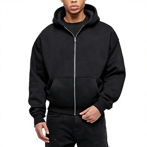 Service OEM en gros – Sweats à capuche zippés de qualité supérieure pour hommes, différents styles, en coton et polyester, pour l'hiver, décontractés - Product Image 2