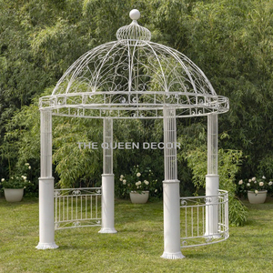 Nuevo Soporte Decorativo de Aluminio para Bodas, Estilo Elegante, Forma Única, Acabado Blanco, Decoración de Cartón de Aluminio - Product Image 4