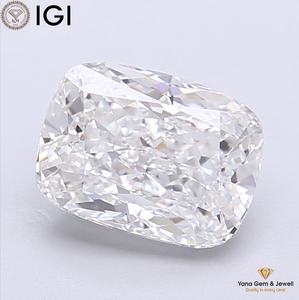 เพชรทรงคุชชั่น 2.50 กะรัต สี E ความสะอาด VVS2 พร้อมใบรับรอง IGI เพชร CVD ผลิตในห้องปฏิบัติการ เหมาะสำหรับจี้ของขวัญพิเศษ - Product Image 1
