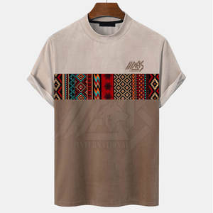 Camiseta de Hombre con Logotipo Personalizado, Estilo 2026, 100% Algodón, Ligera, Corte Holgado, Tela Suave - Product Image 1