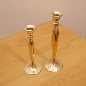 Juego de Portavelas de Latón Hechos a Mano, Acabado Antiguo, Estilo Vintage, Calidad Premium, Decoración para Mesa de Centro del Hogar - Product Image 4