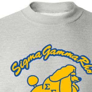 เสื้อสเวตเชิ้ตพิมพ์ลายกราฟิกสำหรับผู้หญิง Sigma Gamma Rho ผ้าฝ้ายเนื้อนุ่ม เสื้อฮู้ดลำลอง สไตล์ลำลอง เสื้อผ้าสำหรับองค์กรกรีก - Product Image 3