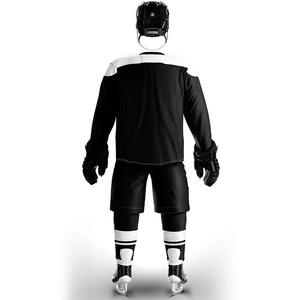 Uniforme de hockey sur glace sur mesure pour équipe, maillot de hockey professionnel réversible, respirant, écologique, vente en gros, design unique - Product Image 3