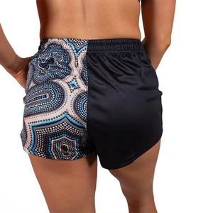 High Quality Customizable Logo Polyester Rugby Footy Shorts with Zipper Pocket Sublimation <b>Football</b> Wear - Product Image 6