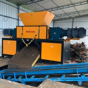 Dernier modèle de broyeur de film LDPE à double arbre semi-automatique, capacité 5000 kg/h, machines de broyage de plastique - Product Image 1