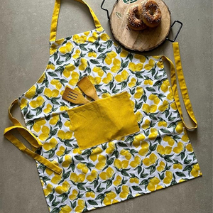 Tablier en coton durable et respirant, personnalisable avec nom ou logo, idéal pour la cuisine et les barbecues en plein air - Product Image 1