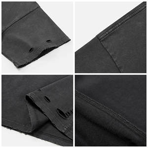 Oversized Men's Cotton Jersey <b>T</b>-<b>Shirt</b> Short Sleeve O-Neck Solid Color Washed Casual Fit <b>White</b> Black Gray - Product Image 3