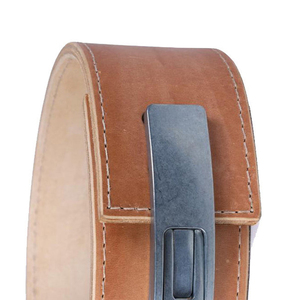 Ceinture de musculation unisexe en cuir de vachette robuste, réglable, antidérapante, respirante, protection complète, personnalisable - Product Image 5