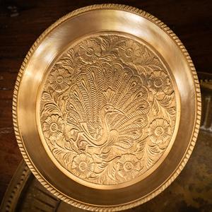 Handmade Floral Design Aluminum Dinnerware Sets | Premium Decorative Thali Plates and Serving Bowls Oven Safe - Product Image 3