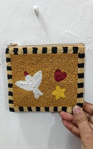 Monedero navideño con cuentas HO BAG, bordado, para regalo, con logotipo personalizado, monedero y cartera bordados con cuentas de semillas - Product Image 6