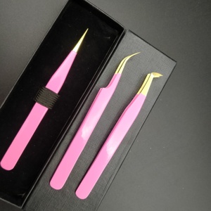 Pince à épiler de précision personnalisée avec pointe fine, modèle sur mesure, outil de maquillage essentiel, fabriqué au Pakistan - Product Image 6