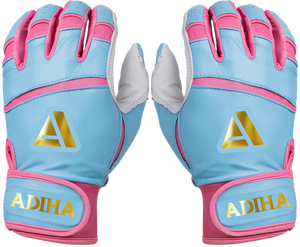 OEM ODM Service Small MOQ Premium Design Adult Baseball Softball Leather Durable Batting Gloves Premium Cabretta Leather - Product Image 1