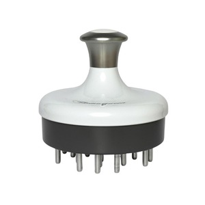 [THEMAQUEEN] <b>Scalp</b> Cooling Massager Hair <b>Brush</b> (TMQ002) Silicone Refrigerant Case Aluminum Cooling Protrusion - Product Image 1