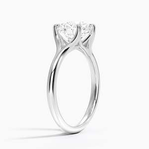 แหวนทองคำ 14K สุดหรู แหวนเพชรแท้สำหรับผู้หญิง แหวนเพชรเครื่องประดับชั้นดี แหวนหมั้นทองคำ 14K - Product Image 4