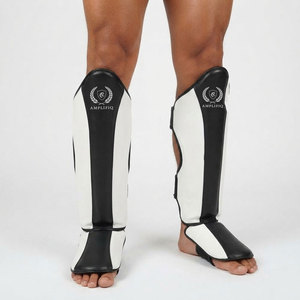 Protège-tibias en cuir personnalisés pour Muay Thai, Kickboxing, MMA – Construction légère, protection professionnelle, ajustement sûr - Product Image 3