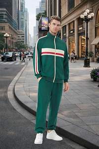 Ensemble de survêtement décontracté pour homme avec veste zippée et pantalon de jogging - Product Image 5